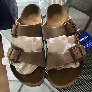 Men’s Birkenstock Arizona BS (Tobacco Brown) NWT